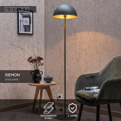 Lucide SIEMON - Stehlampe - Ø 35 cm - 1xE27 - Grün